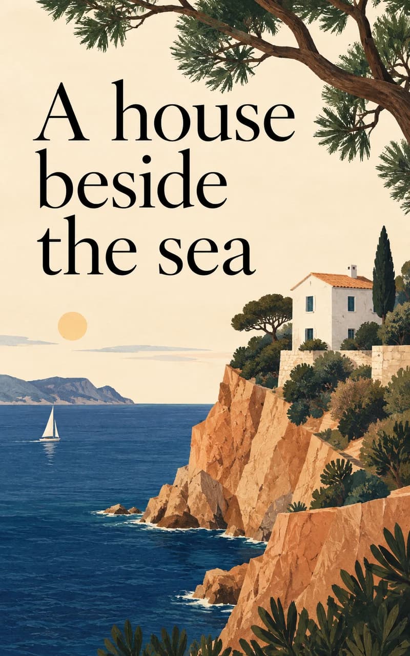 A house beside the sea, book cover