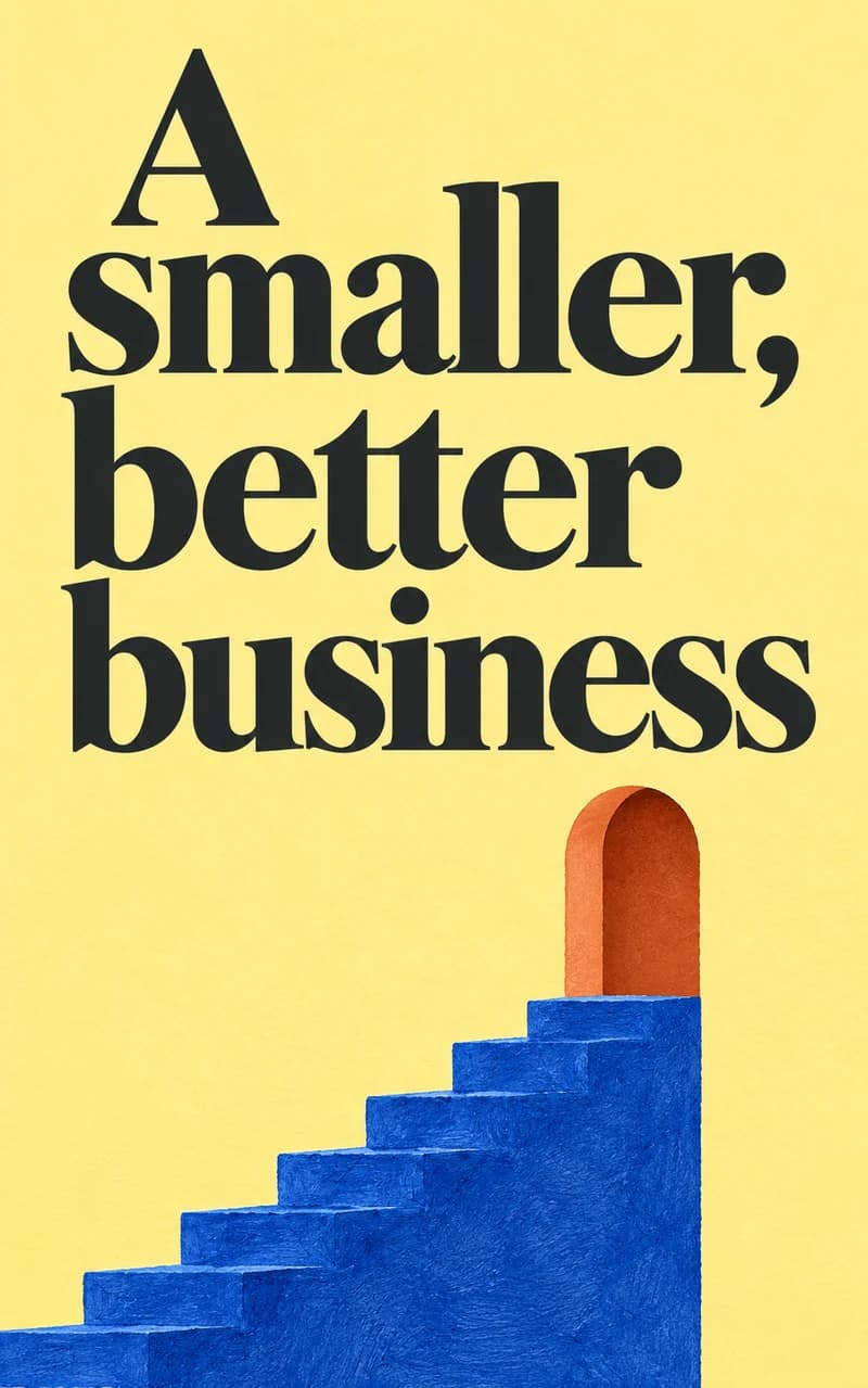 A smaller, better business — business cover